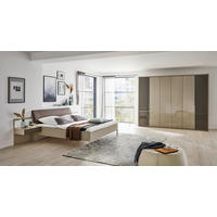 SCHLAFZIMMER Grau  - Grau, Design, Glas/Holzwerkstoff (180/200cm) - Musterring