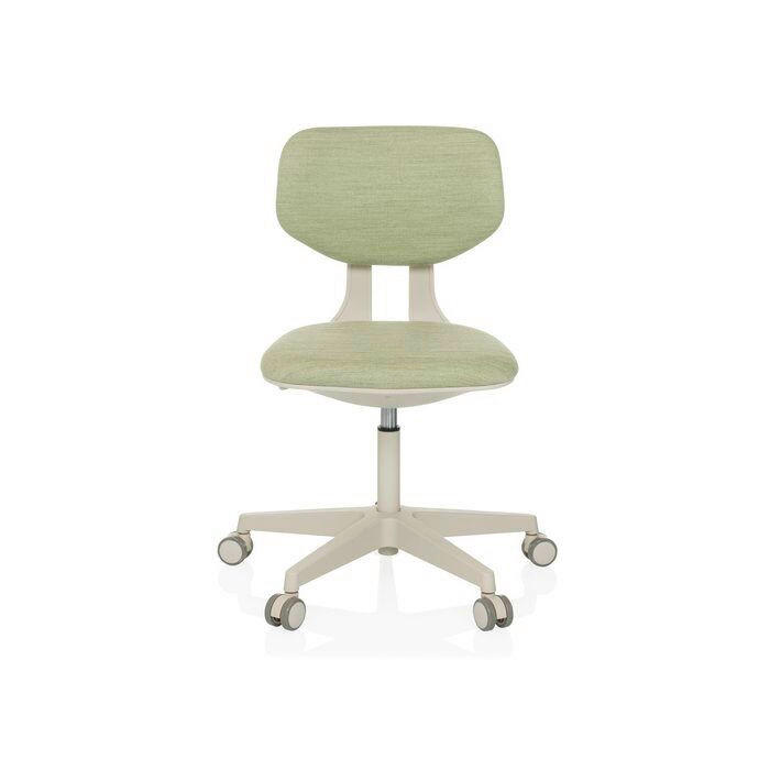 MLADINSKI VRTLJIVI STOL tekstil zelena  - zelena/krem barve, Moderno, umetna masa/tekstil (51/72 - 87/51cm) - MID.YOU