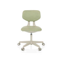 OTOČNÁ STOLIČKA PRE MLÁDEŽ, štruktúra, zelená - zelená/krémová, Modern, textil/plast (51/72 - 87/51cm) - MID.YOU