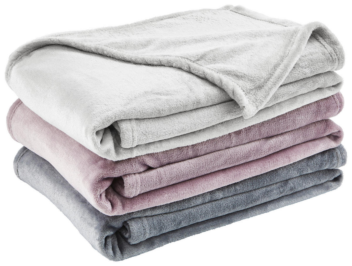 WOHNDECKE LUNA 140/190 cm  - KONVENTIONELL, Textil (140/190cm) - Novel