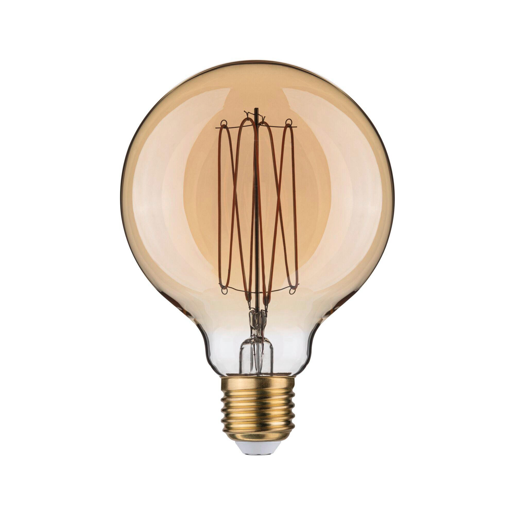 LED-LEUCHTMITTEL   E27 4,2 W 300 lm  - Goldfarben, Basics, Glas (9,5/13,5cm) - Paulmann