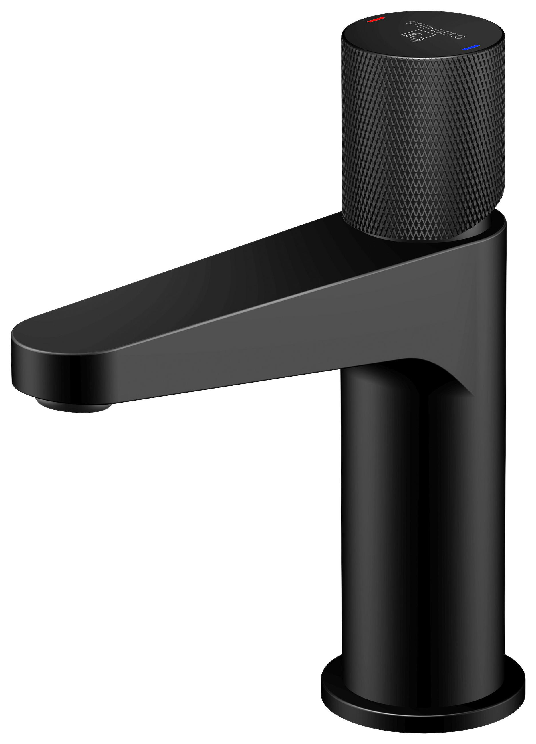 WASCHTISCHARMATUR 171 1010 S  - Schwarz, MODERN, Metall (4,9/16,5/14,3cm)