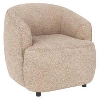 FÅTÖLJ i trä, textil beige  - beige/svart, Klassisk, trä/textil (85/77/90cm) - Rowico