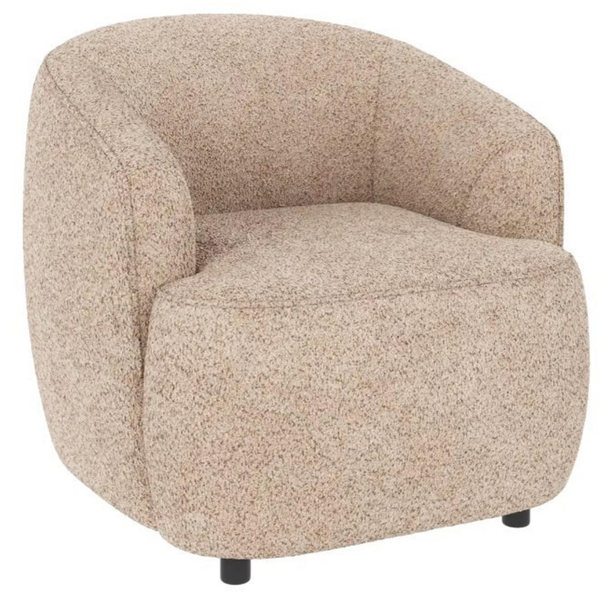 FÅTÖLJ i trä, textil beige  - beige/svart, Klassisk, trä/textil (85/77/90cm) - Rowico