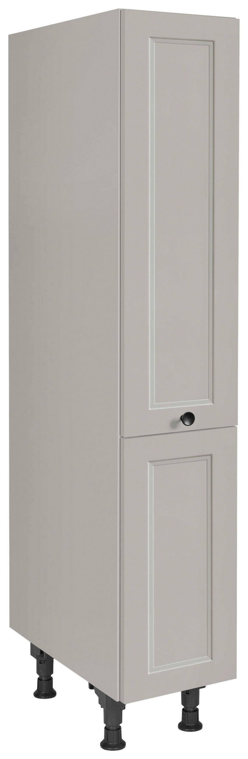 APOTHEKERSCHRANK 30/168/58 cm  in Grau  - Schwarz/Grau, MODERN, Holzwerkstoff/Metall (30/168/58cm) - Nobilia