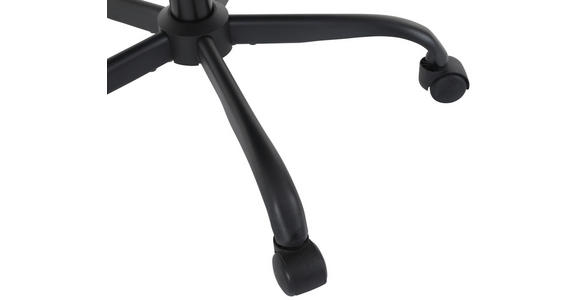 DREHSTUHL in Mikrofaser Braun - Schwarz/Braun, Design, Kunststoff/Textil (62/100-109,5/65,5cm) - Carryhome