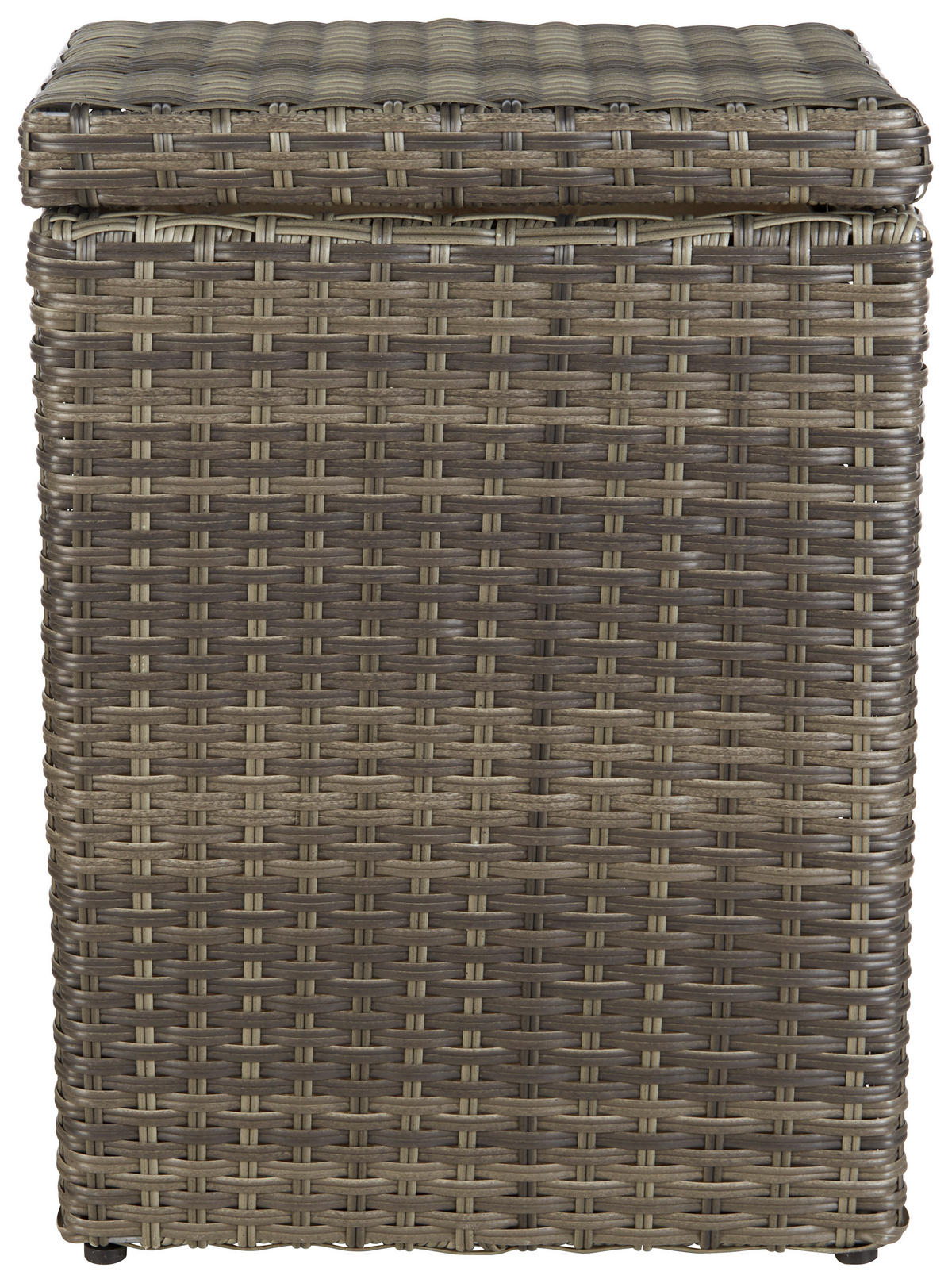 KÔŠ NA BIELIZEŇ, sivá, biela - sivá/biela, Basics, kov/textil (44/58/32cm) - Landscape