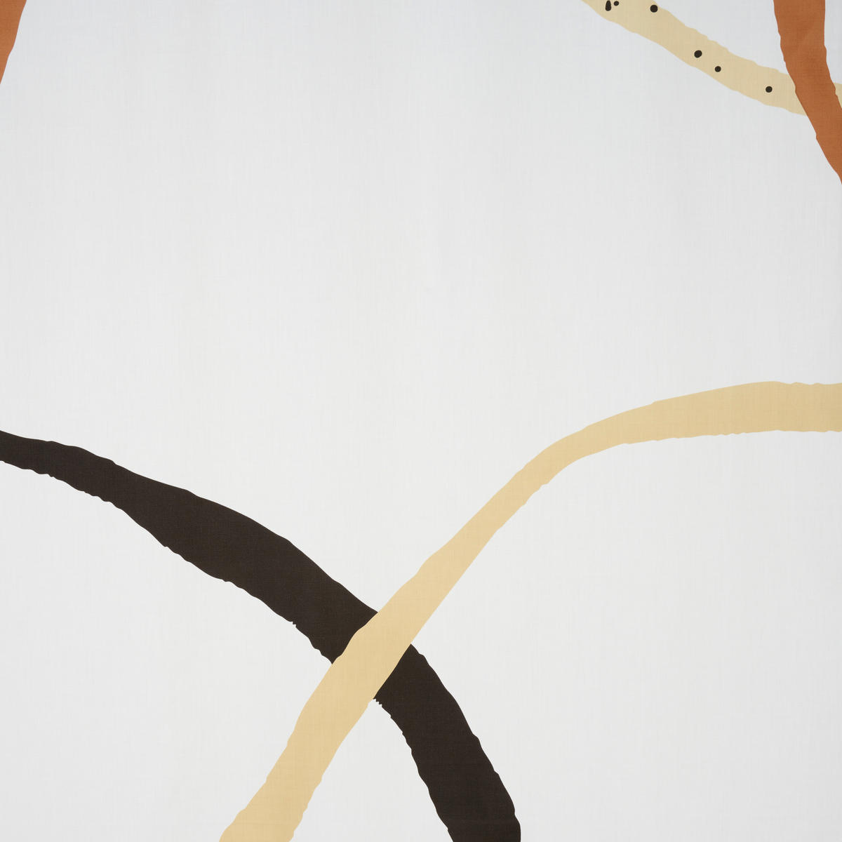 HOTOVÝ ZÁVES, nepriehľadné, 135/255 cm - hnedá/biela, Trend, textil (135/255cm) - Esposa
