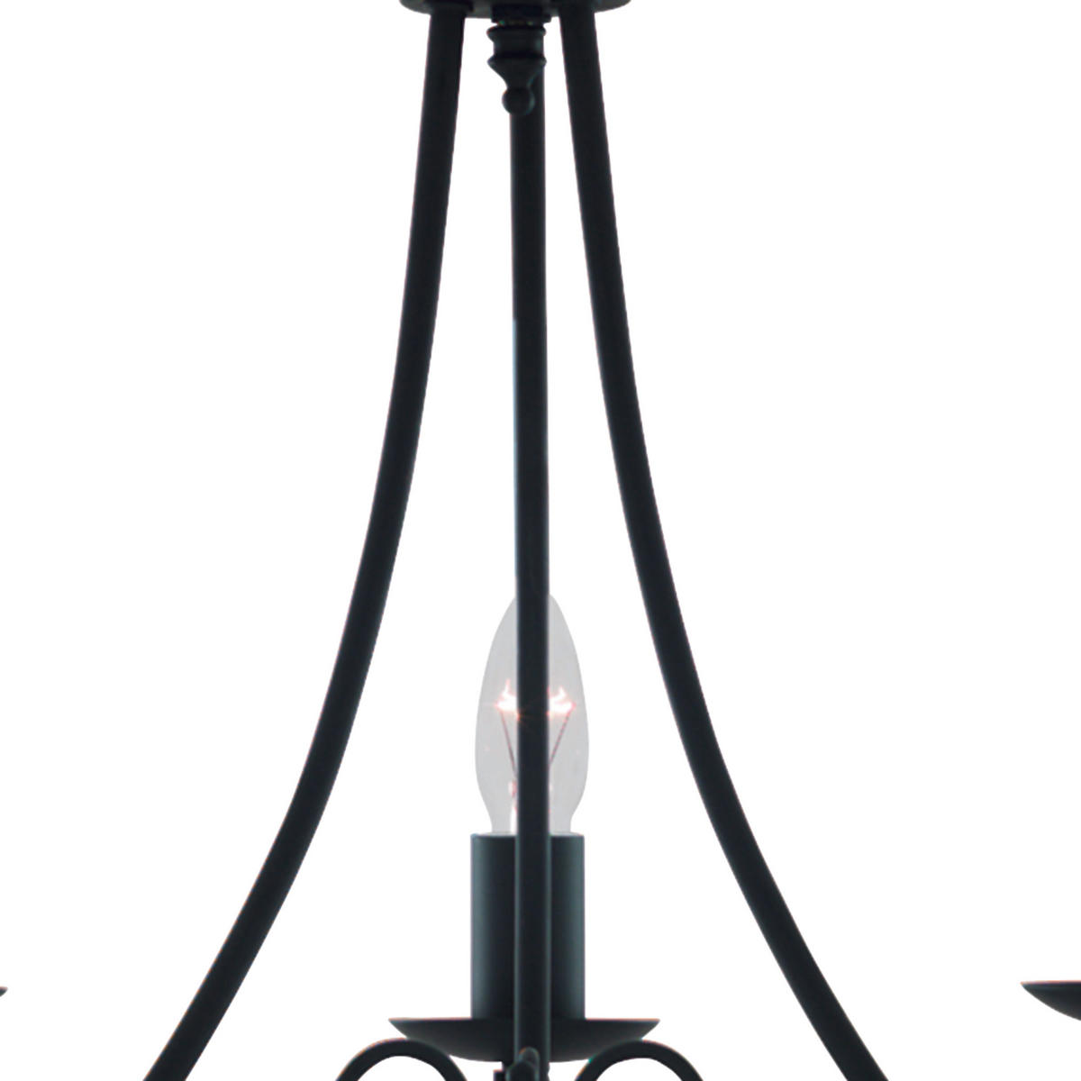 LESTENEC  Maypole      46/100 cm      E14 - črna, Trendi, kovina (46/100cm)