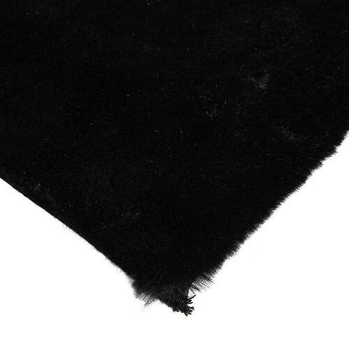 HOCHFLORTEPPICH 70/140 cm LIMA Schwarz  - Schwarz, Design, Textil (70/140cm) - Novel