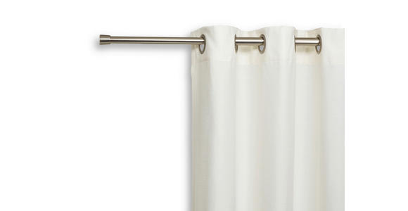 KLEMMSTANGE  - Grau Hochglanz, Design, Metall (120-220cm) - Homeware