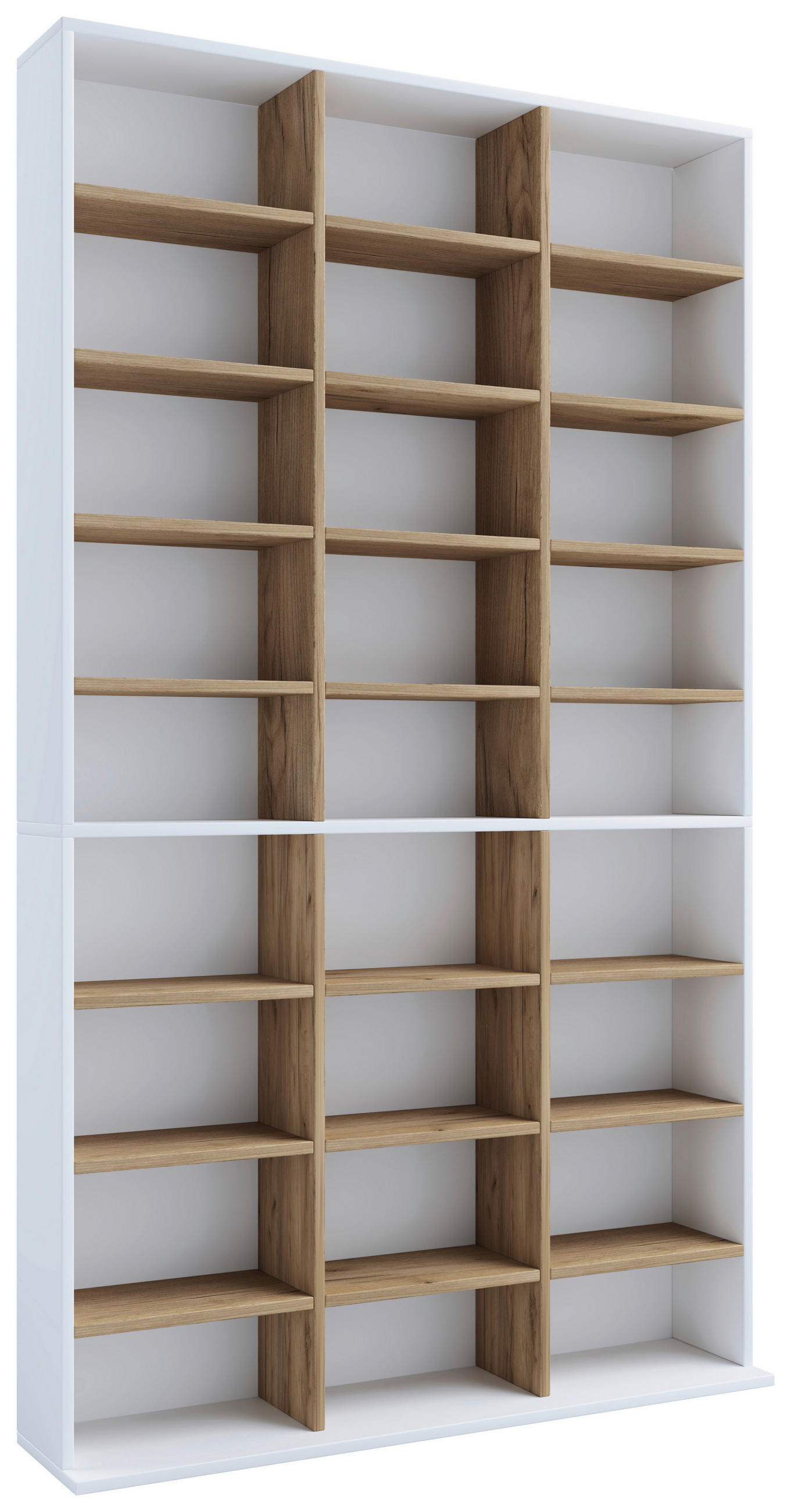 REGAL Weiß, Honigeiche  - Honigeiche/Weiß, Design, Holzwerkstoff (102/181/23cm) - MID.YOU