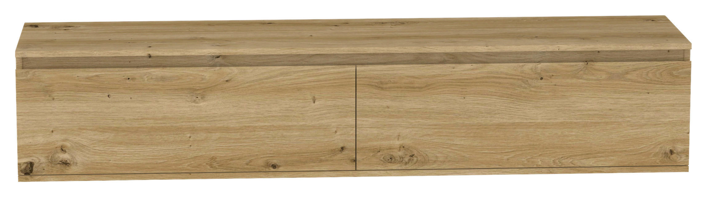 NÍZKÁ KOMODA, barvy dubu, 180/30/33 cm - barvy dubu, Design, kompozitní dřevo (180/30/33cm) - Boxxx
