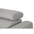 ECKSOFA in Webstoff Beige  205/280 cm  - Beige/Schwarz, Design, Textil/Metall (205/280cm) - Xora