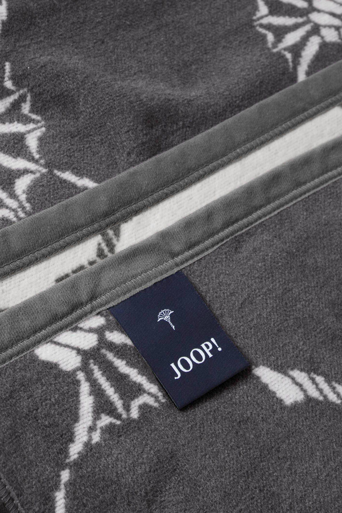 WOHNDECKE OUTDOOR CORNFLOWER 125/170 cm  - Dunkelgrau/Naturfarben, Design, Textil (125/170cm) - Joop!