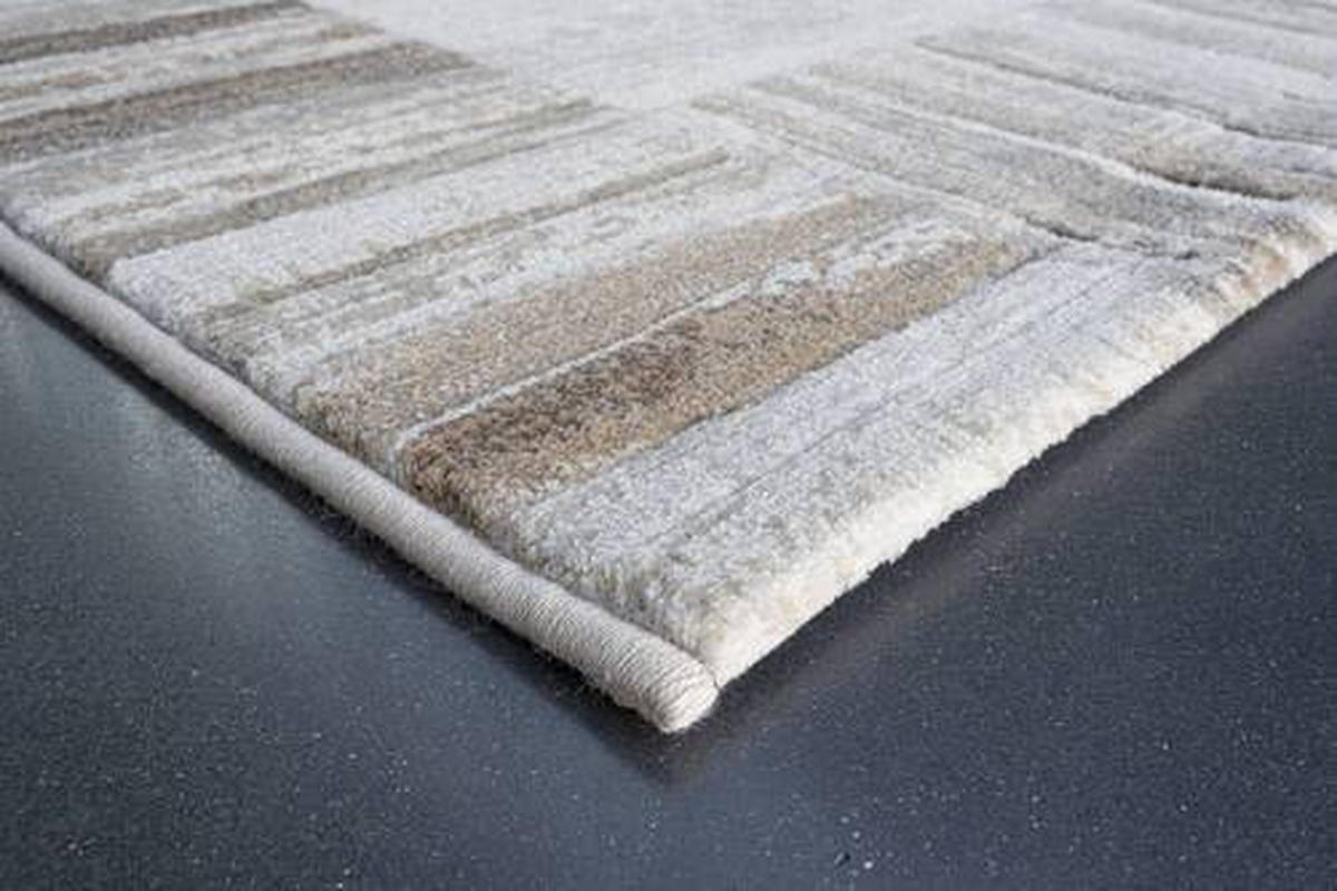 WEBTEPPICH 200/290 cm Catania Braun, Creme, Beige  - Beige/Creme, KONVENTIONELL, Textil (200/290cm)