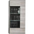 HÄNGEVITRINE Eichefarben, Grau, Sandfarben - Sandfarben/Eichefarben, Design, Glas/Kunststoff (60,2/136/34,1cm) - Hom`in HÄNGEVITRINE Eichefarben, Grau, Sandfarben - Sandfarben/Eichefarben, Design, Glas/Kunststoff (60,2/136/34,1cm) - Hom`in