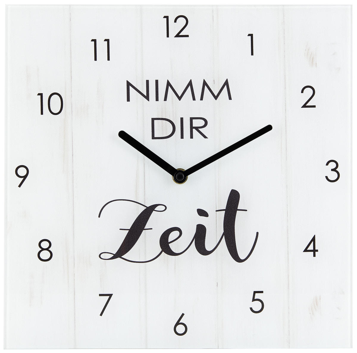 WANDUHR 30/30/3,1 cm   - Multicolor, Natur, Glas (30/30/3,1cm)