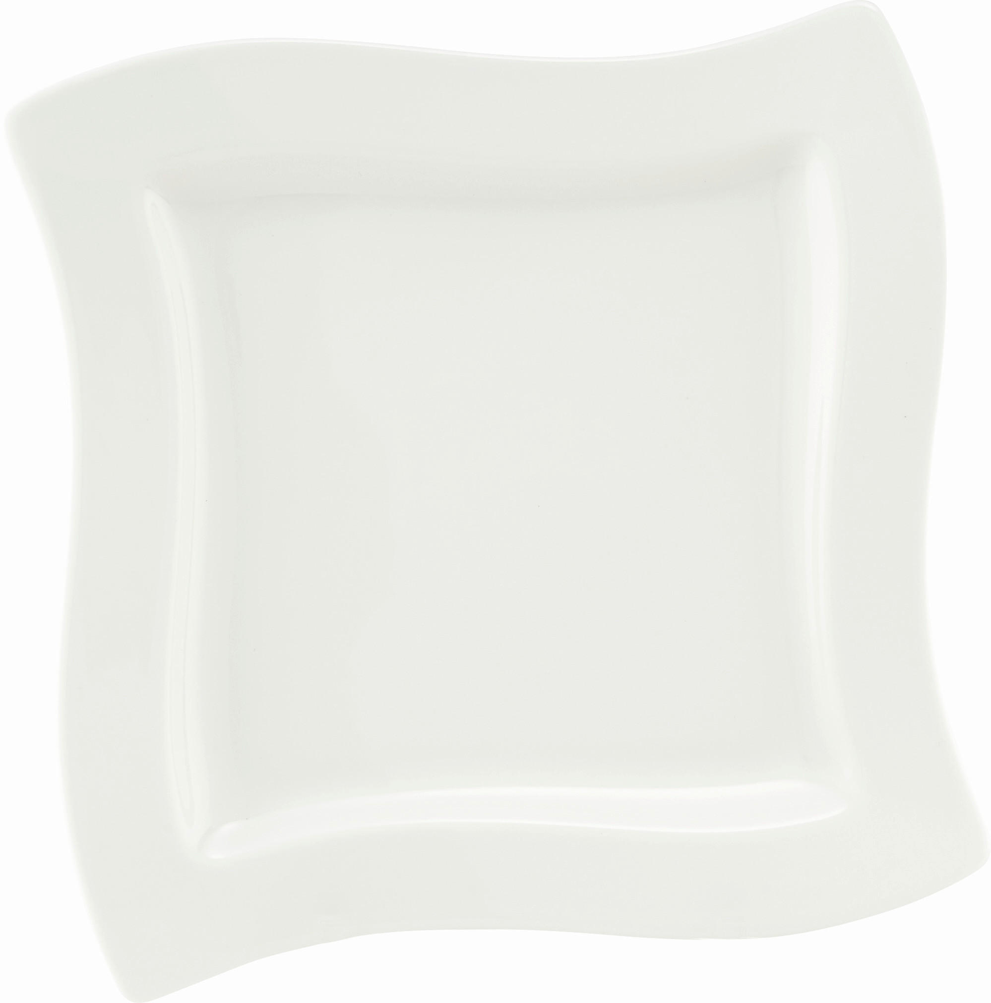 Fine China DESSERTTELLER quadratisch - Weiß, Basics, Keramik (24/24cm) - Villeroy & Boch