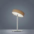 LED-TISCHLEUCHTE - Chromfarben/Braun, Design, Metall (25/38cm) - Helestra