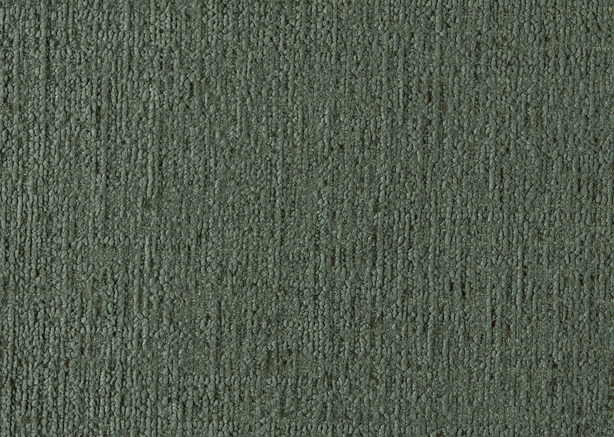 BIGSOFA Chenille Waldgrün  - Waldgrün/Schwarz, Design, Kunststoff/Textil (154/82/322cm) - home24