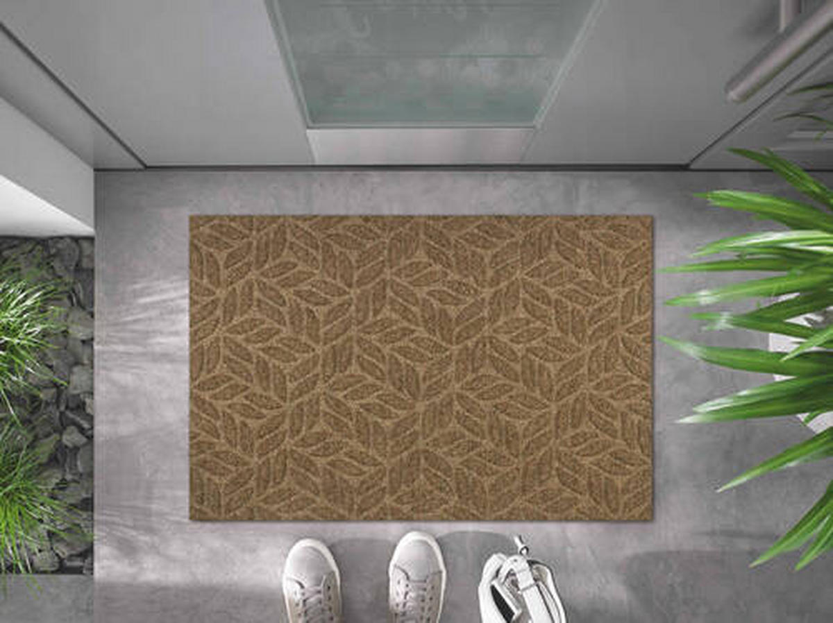 DVEŘNÍ ROHOŽKA, 60/90 cm, jílová barva - jílová barva, Konvenční, textil/plast (60/90cm) - Esposa