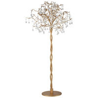 STOJACÍ LAMPA, 70/70/180 cm - barvy mosazi, Lifestyle, kov/sklo (70/70/180cm) - Paul Neuhaus