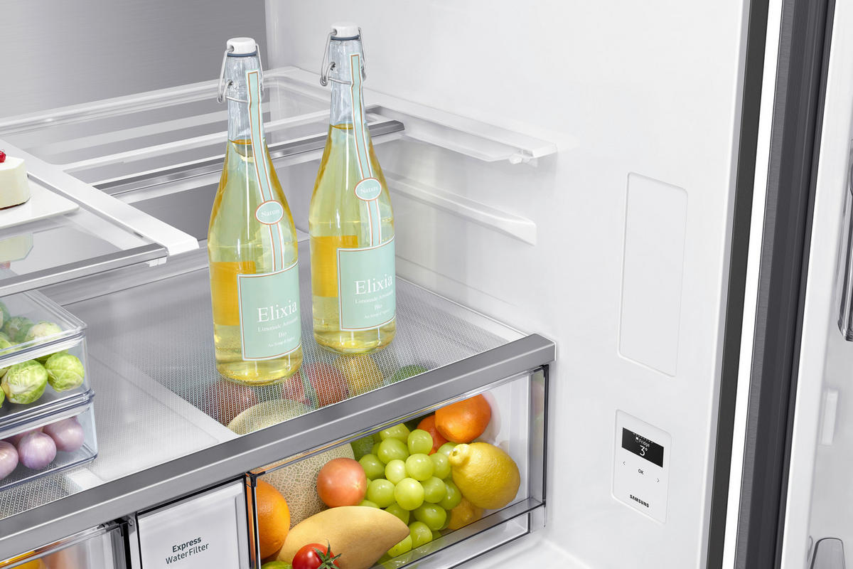 FRENCH-DOOR RF65DG960ESREF  - Silberfarben, Basics, Glas/Kunststoff (91,2/183/72,3cm) - Samsung