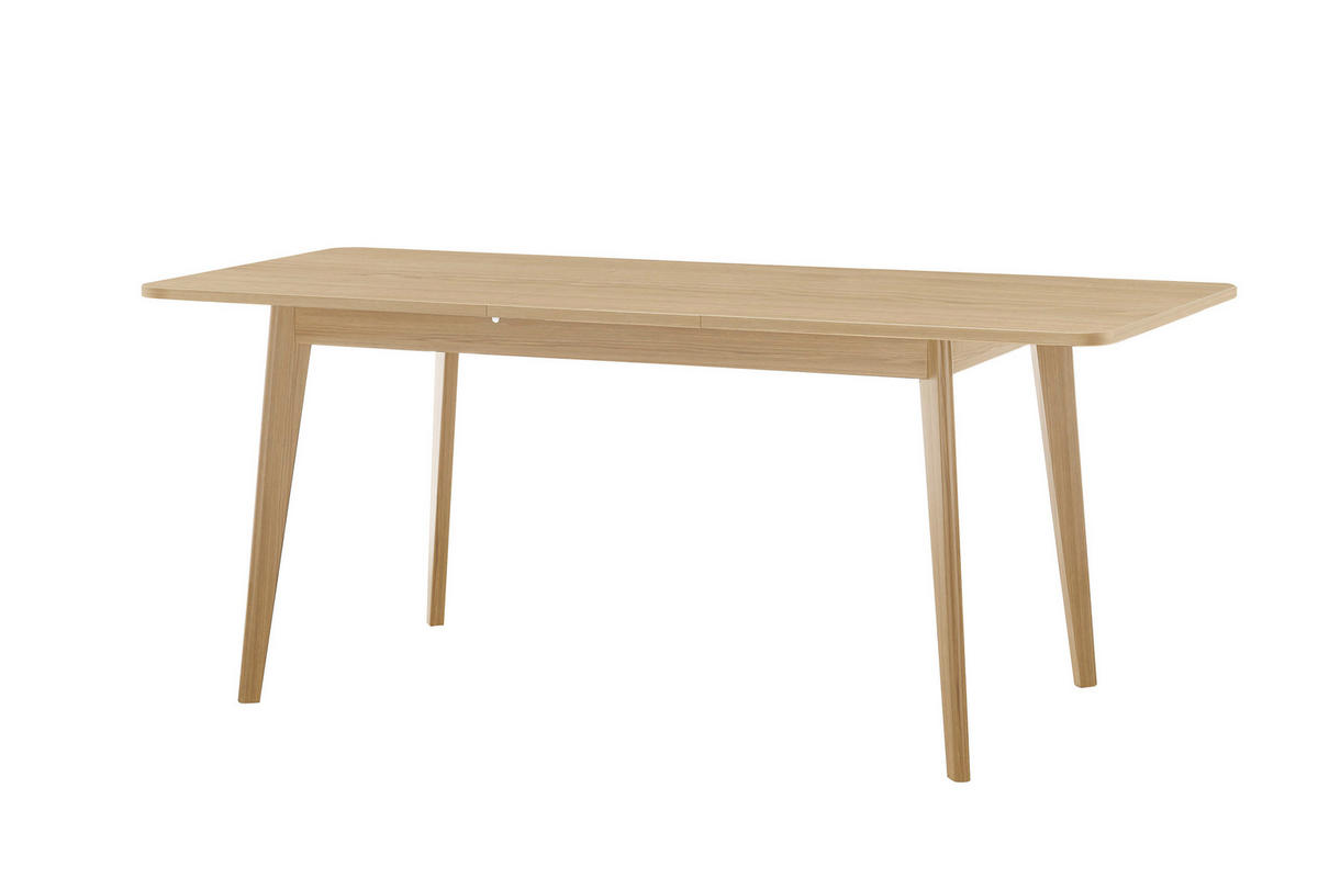 ESSTISCH in Holzwerkstoff 140-180/80/75 cm  - Eichefarben, Design, Holzwerkstoff (140-180/80/75cm) - MID.YOU