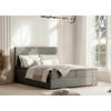 BOXBETT 180/200 cm  in Hellgrau  - Hellgrau/Schwarz, Trend, Kunststoff/Textil (180/200cm) - Boxxx