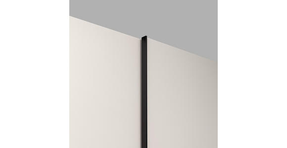 DREHTÜRENSCHRANK  in Kaschmir, Eiche Artisan  - Kaschmir/Schwarz, KONVENTIONELL, Holzwerkstoff/Metall (270/225/61cm) - Carryhome