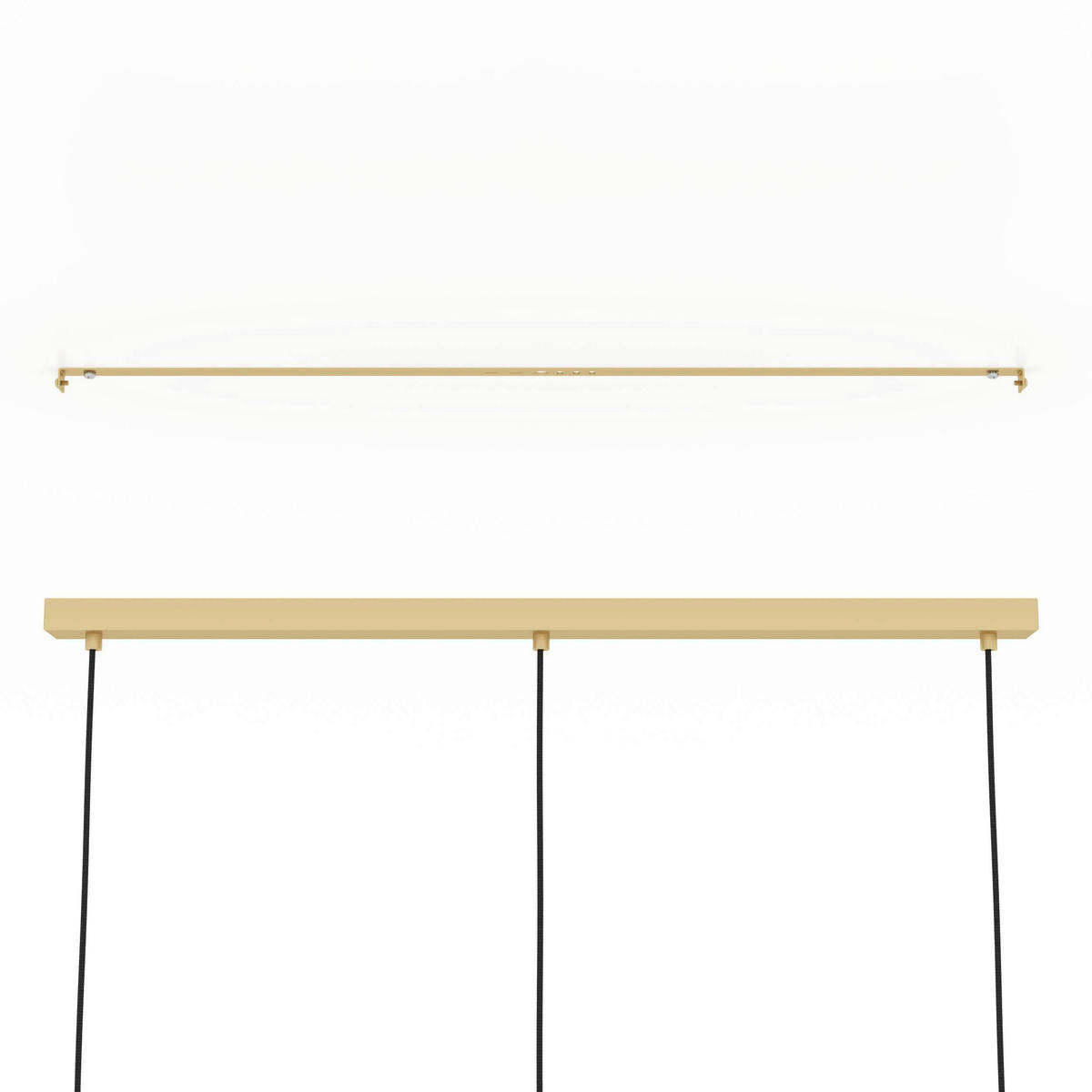 HÄNGELEUCHTE 87/17/150 cm  - Messingfarben/Goldfarben, KONVENTIONELL, Textil/Metall (87/17/150cm) - Eglo