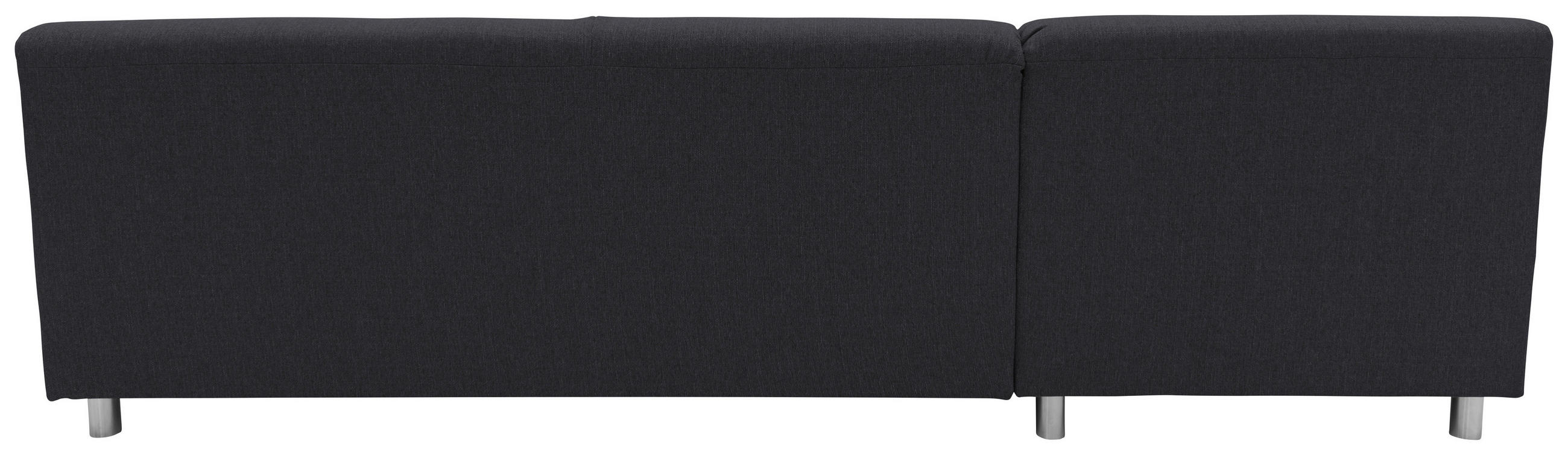 Ecksofa Schlammfarben Webstoff  - Chromfarben/Schlammfarben, KONVENTIONELL, Textil/Metall (150/251cm) - MID.YOU