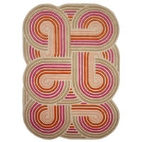 WOLLTEPPICH 140/200 cm Pink  - Pink, Basics, Textil (140/200cm)