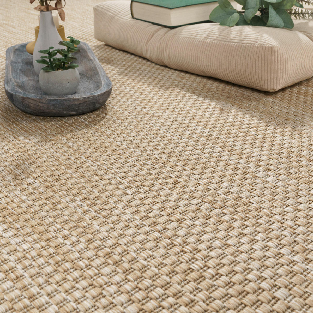 OUTDOORTEPPICH 120/160 cm Columbia Meliert Beige  - Beige, Design, Textil (120/160cm) - Novel