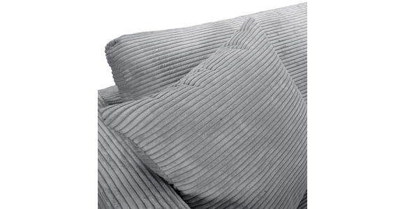 ECKSOFA  in Cord Hellgrau  234/170 cm  - Hellgrau/Schwarz, KONVENTIONELL, Kunststoff/Textil (234/170cm) - Carryhome