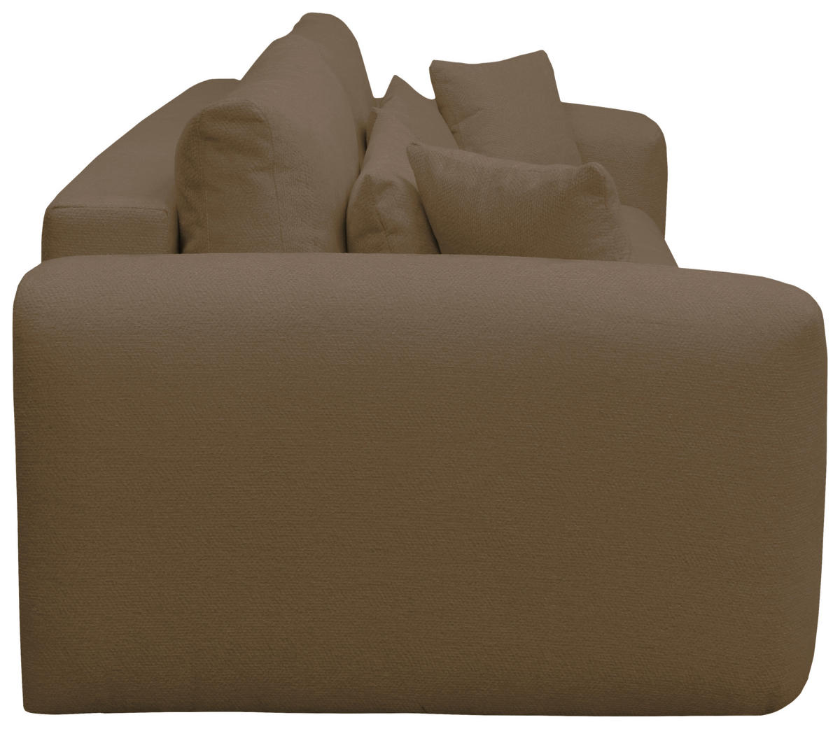 SCHLAFSOFA in Braun  - Schwarz/Braun, Design, Holz/Textil (245/90/117cm) - MID.YOU