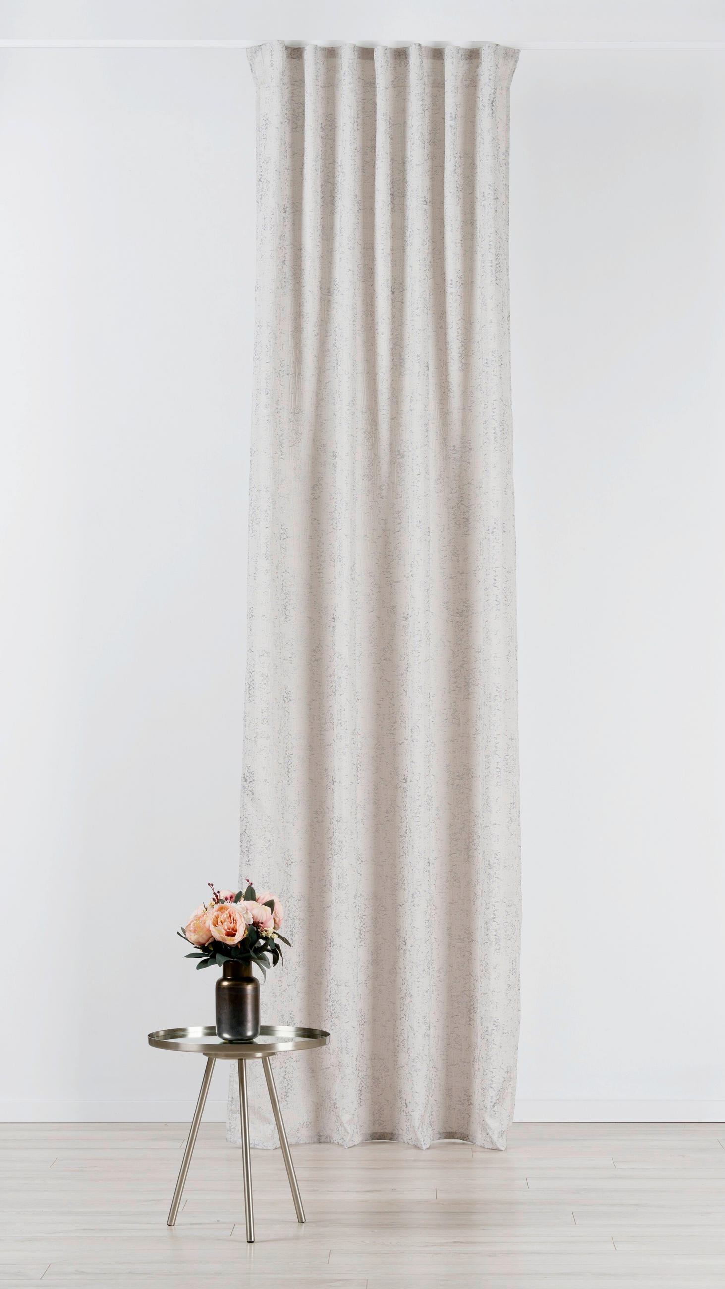 Draperie Opacă black-out (nu permite trecerea luminii)  - gri, Basics, textil (135/280cm)