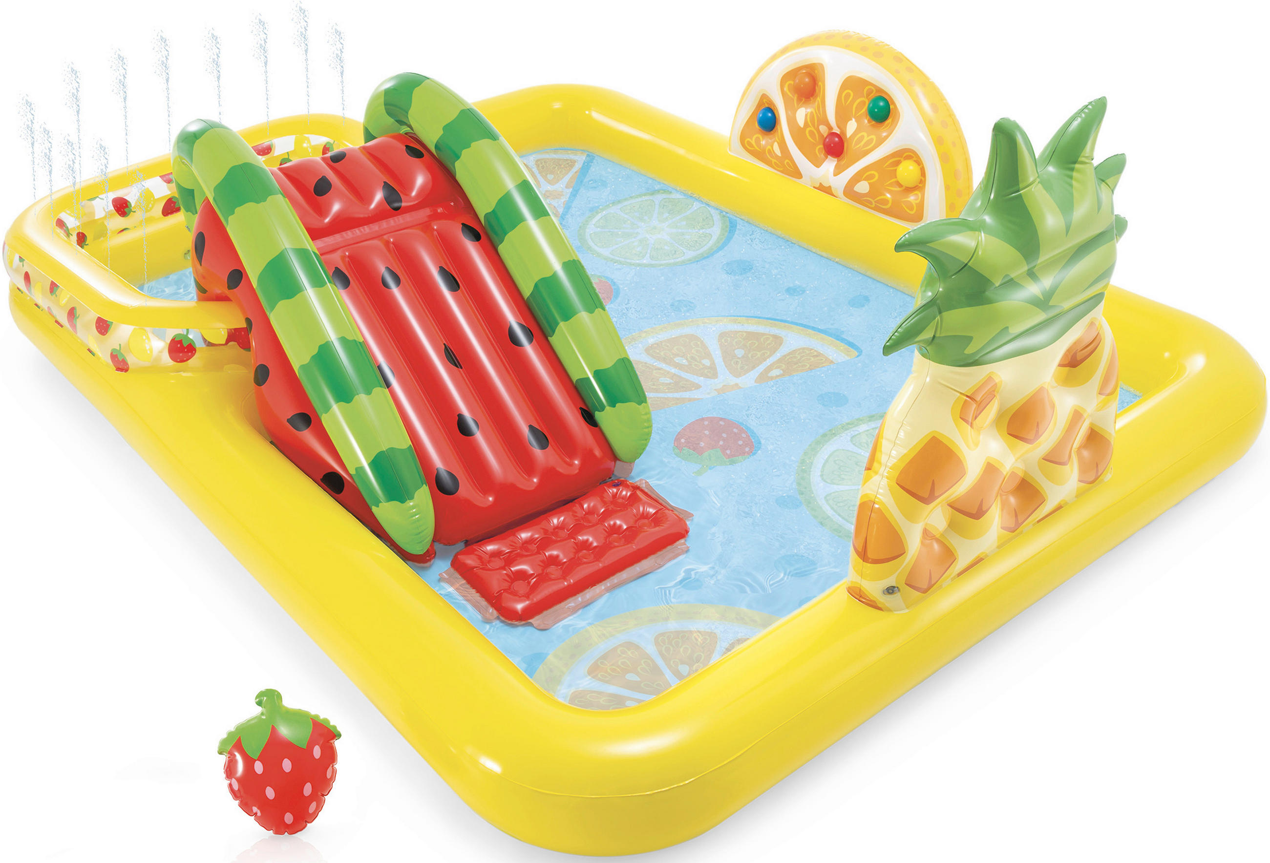 SPIELPOOL  - Gelb/Rot, LIFESTYLE, Kunststoff (244/91/191cm) - Intex