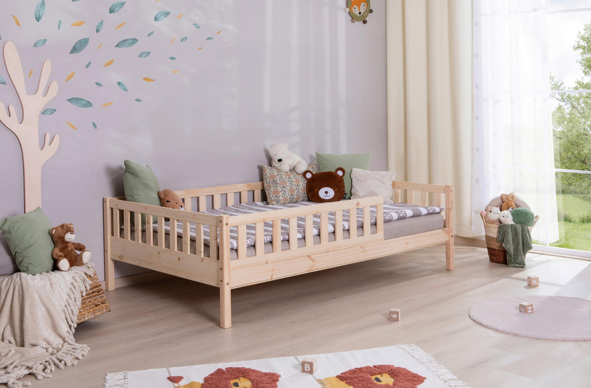 HAUSBETT 120/200 cm Naturfarben  - Naturfarben, Modern, Holz (120/200cm) - MID.YOU