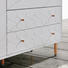 SIDEBOARD 133/92/42 cm - Messingfarben/Weiß, Design, Holzwerkstoff/Metall (133/92/42cm) - Novel SIDEBOARD 133/92/42 cm - Messingfarben/Weiß, Design, Holzwerkstoff/Metall (133/92/42cm) - Novel