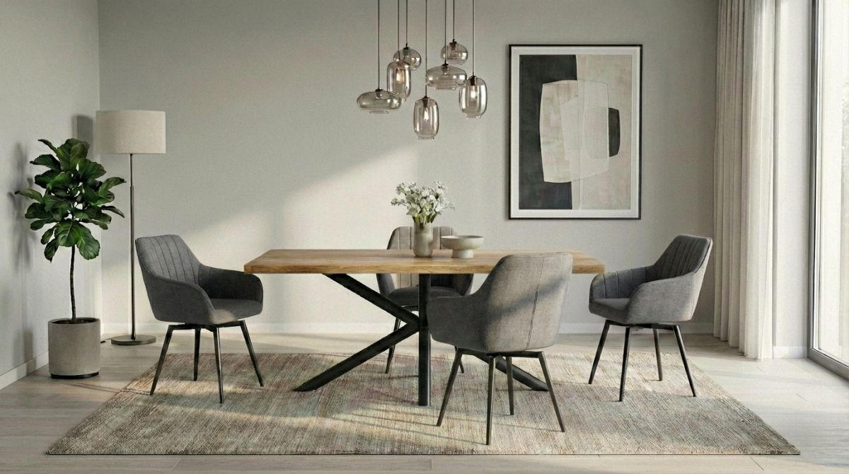 ARMLEHNSTUHL  Sitzfläche 180° drehbar   - Anthrazit/Schwarz, MODERN, Textil/Metall (63/83/63cm) - Livetastic