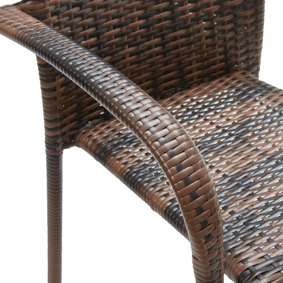 STOLICA VRTNA  sivo-smeđa  metal, plastika      - sivo-smeđa/tamno smeđa, Moderno, metal/plastika (64/87/56cm) - Ambia Garden