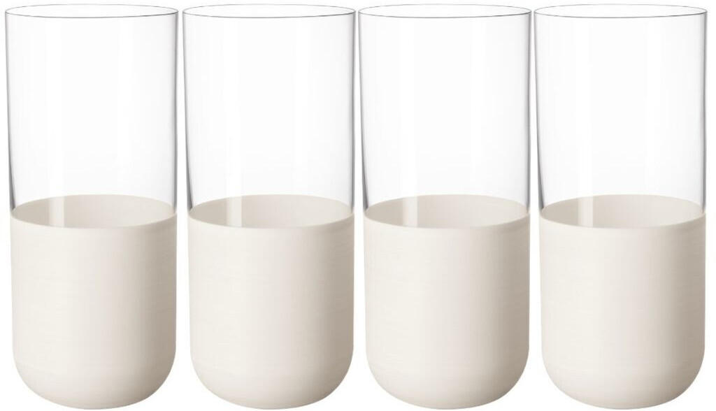 POHÁRKÉSZLET Manufacture Rock blanc 4 részes  - fehér/átlátszó, Konventionell, üveg (300ml) - Villeroy & Boch