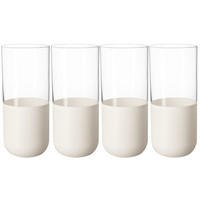 GLÄSERSET Manufacture Rock blanc 4-teilig  - Klar/Weiß, KONVENTIONELL, Glas (300ml) - Villeroy & Boch