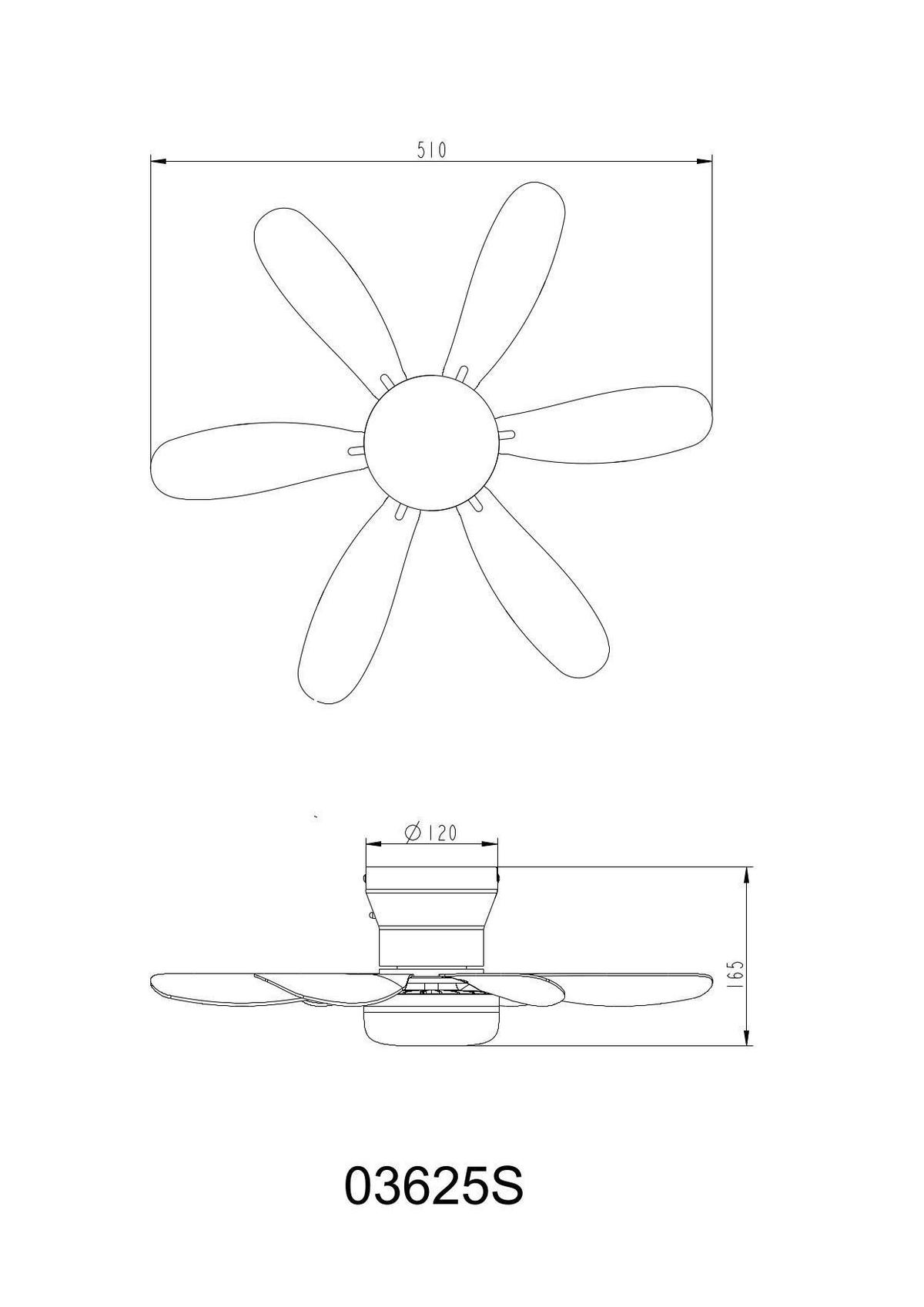 STROPNI VENTILATOR  Delores   2700-6500 K   - črna/bela, Design, kovina/umetna masa (51/16,5cm) - Globo