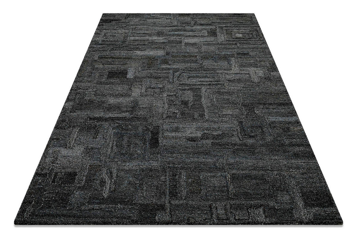 WEBTEPPICH 200/300 cm Hamptons Fortytwo Dunkelgrau  - Dunkelgrau, KONVENTIONELL, Textil (200/300cm) - WECON HOME