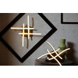 LED-DECKENLEUCHTE 47,5/47,5/9,5 cm  - Nickelfarben, KONVENTIONELL, Kunststoff/Metall (47,5/47,5/9,5cm) - Novel