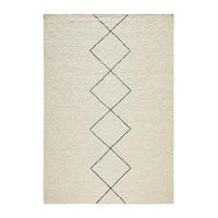 HANDWEBTEPPICH  Wohnzimmer 130/190 cm Atlas Weiß rechteckig  - Weiß, Natur, Textil (130/190cm) - Linea Natura