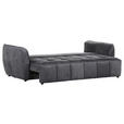 SCHLAFSOFA Flachgewebe Dunkelgrau  - Dunkelgrau/Schwarz, KONVENTIONELL, Kunststoff/Textil (250/70/118cm) - Carryhome